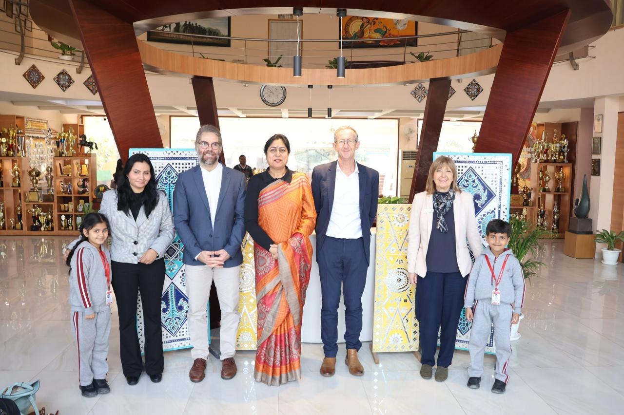 Mayoor School, Noida Hosts University of Lincoln (UK) Delegation under CBSE–British Council Collaboration